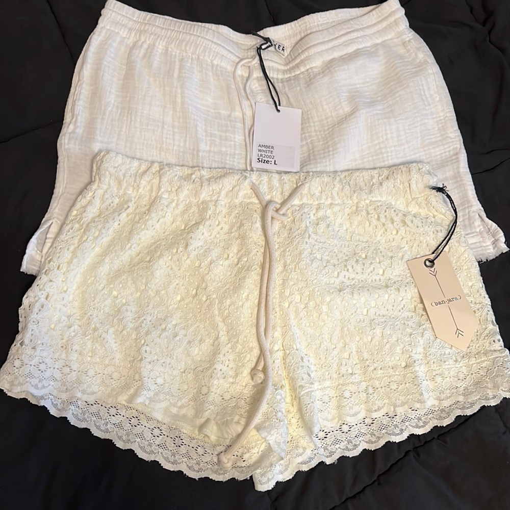 White Shorts